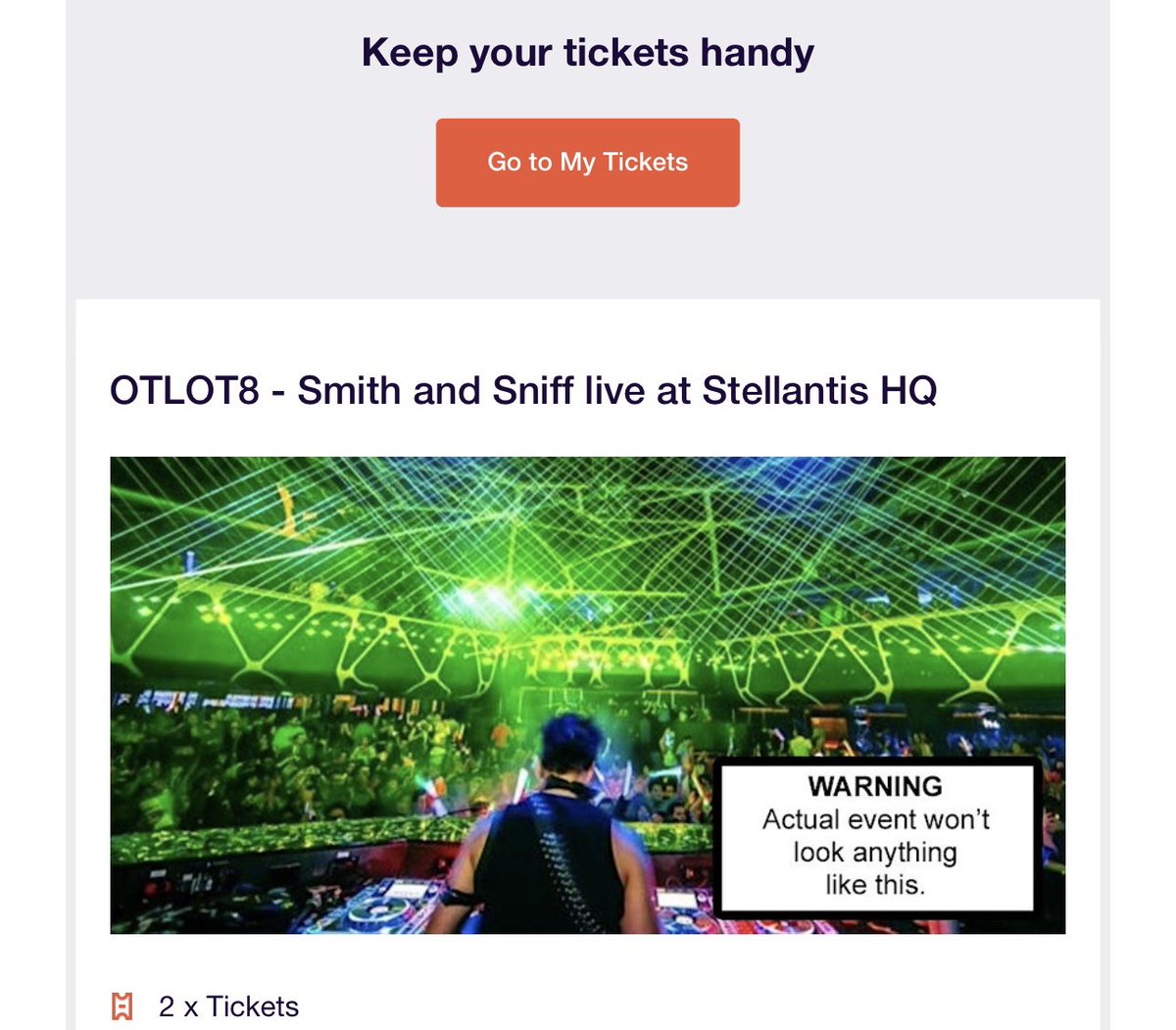 Only bagged myself 2 tickets for <a href="/Carpervert/">Jonny Smith</a> and <a href="/sniffpetrol/">Richard Porter</a> “Smith and Sniff” hardcore jungliest massive Rave (or podcast…. If that’s what you think) in December……🙌🏼🙌🏼 

REACH FOR THE LASERS🤣