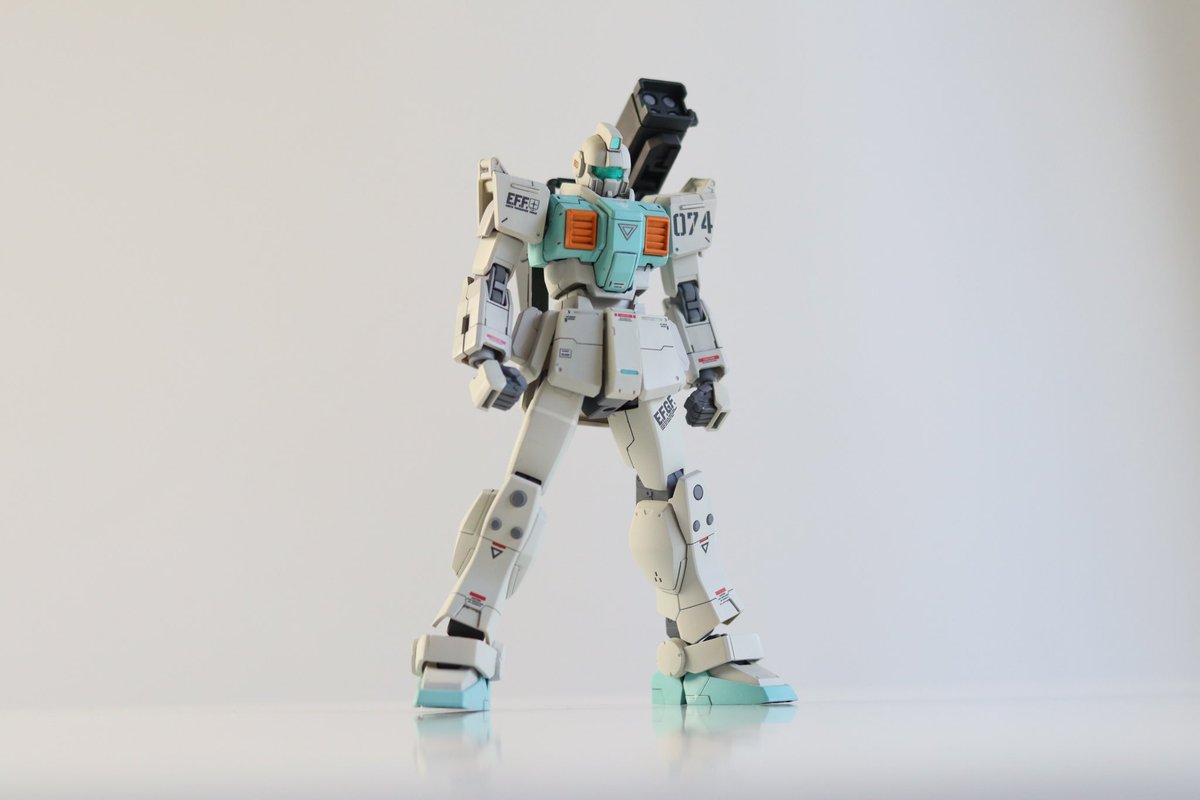 gabgrade's tweet photo. HGUC GM Ground Type 

#gundam #gunpla #ガンプラ https://t.co/Y1aOxr0D0S