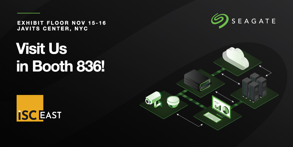 Seagate's tweet image. Join us at @iscevents taking place November 14-16, 2023 at the Javits Center in New York City 🗽 and discover our full-stack portfolio of innovative data storage solutions built for video, security, and analytics! 

You'll find us at booth 836. 👋

#ISCEast #SecurityIndustry