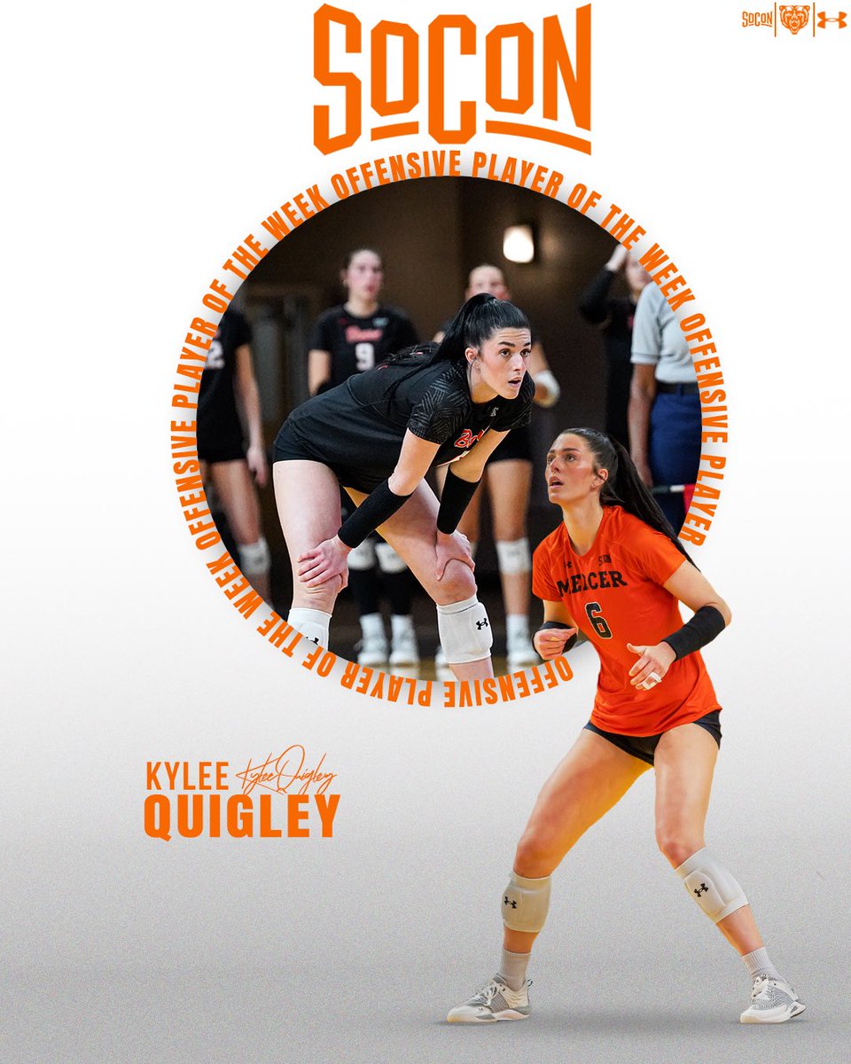 She did it again! 👑 <a href="/kydizzle/">kylee quigley</a> , your SoCon Offensive Player of the Week 

#RoarTogether #BearDown