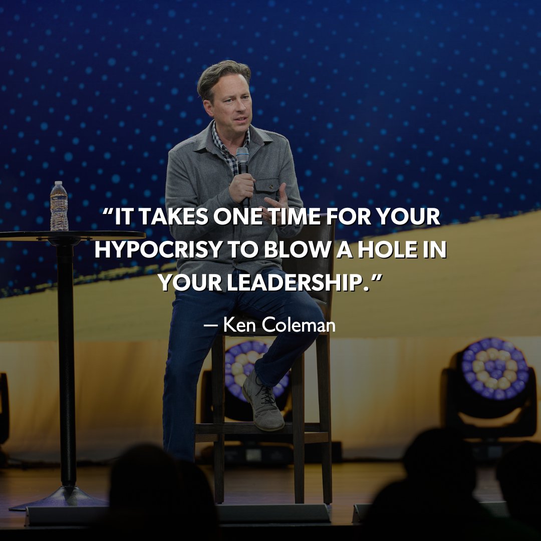 EntreLeadership's tweet photo. As leaders, we have a higher standard. There cannot be a disconnect between what you say and what you do.
๐ฅ
@KenColeman took the stage at #EntreMasterSeries and reminded us the importance of consistency in our convictions. https://t.co/acby3JrFlN