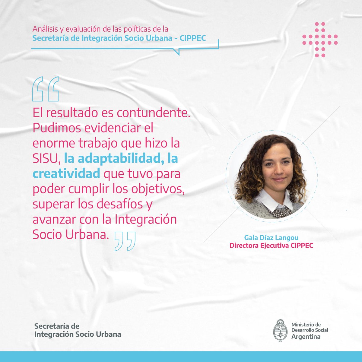 Renabap_Ar's tweet photo. 🏡 Análisis y evaluación de las políticas de la Secretaría de Integración Socio Urbana.
Junto con @cippec abrimos un espacio de intercambio y reflexión al rededor de la implementación del programa de integración socio urbana de #BarriosPopulares #ReNaBaP https://t.co/ifbInEM5qN
