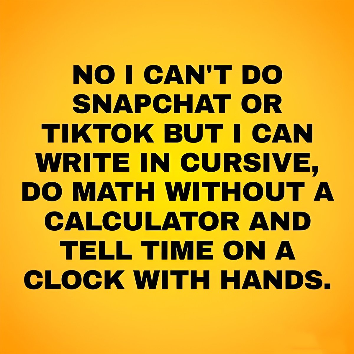 Love Gen X and older.