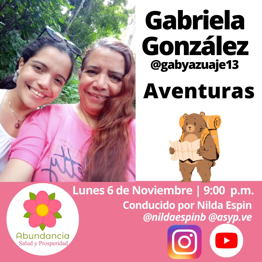 nildaespinb's tweet photo. ❤️AVENTURAS❤️

Seguimos con mas aventuras de Gaby Azuaje @gabyazuaje13 y sobre todo la mas importante vivir. 🥰

Nos vemos todos los lunes a las 9 pm puedes vernos en nuestro canal en You Tube Abundancia. Salud 💋

@abundanciashop9💝

#abundancia #salud #prosperidad https://t.co/eVaIPJbJmE