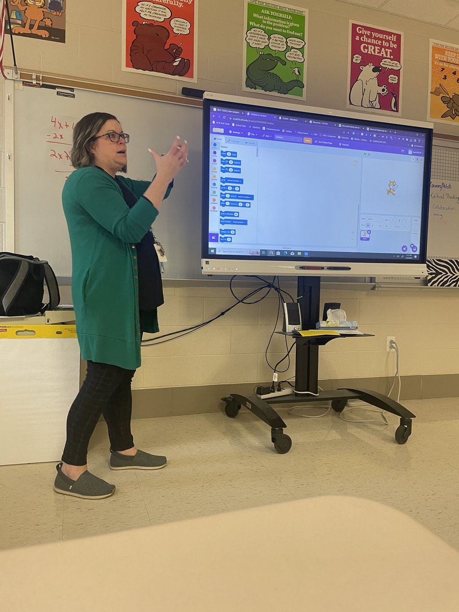 mrstechbrarian's tweet photo. Loved being able to present with @BrandyRetasket during the #TLES23. Showing off the power of coding with @msucoders https://t.co/aw9tfum161