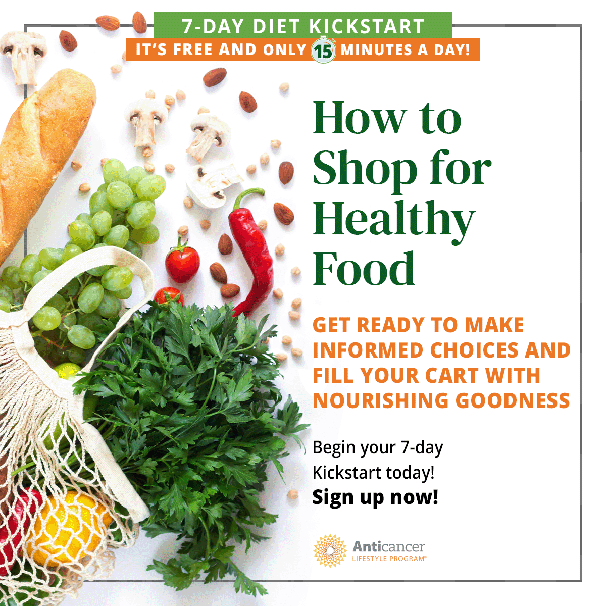 Are you enjoying the 7-Day #Antiinflammatory Diet Kickstart? On Day 3, we dive into #HealthyFood shopping. Get ready to make informed choices &amp; nourish your body with the most nutritious ingredients! Haven't started? Begin the #Diet Kickstart anytime:  bit.ly/3Qawvf4 👈