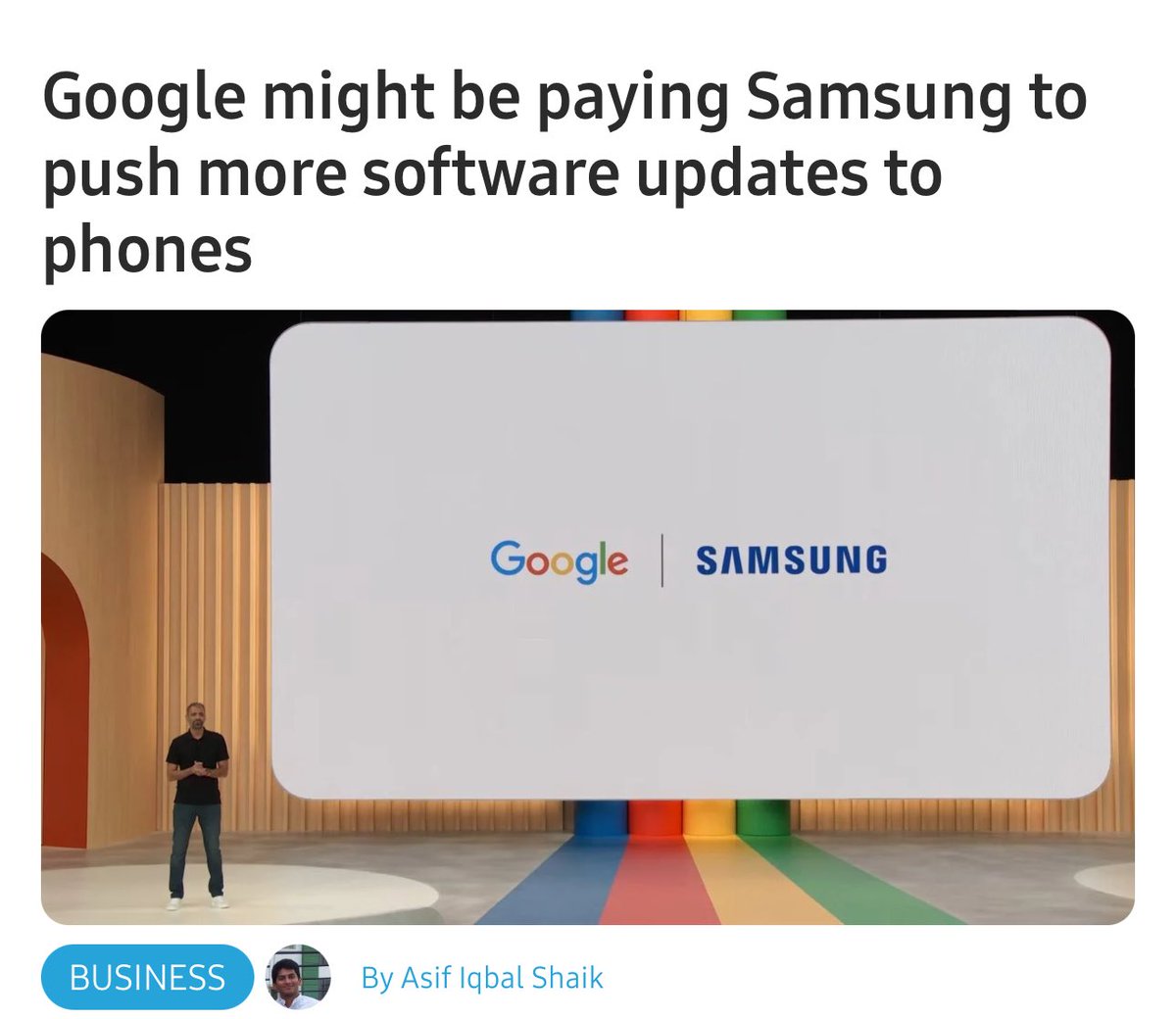 TechVoicenet's tweet photo. ضمن محاكمة قوقل بتهمة الاحتكار تم الكشف عن معلومة غريبة 😳

قوقل تدفع مبالغ مالية لسامسونق من اجل الاهتمام بتحديث جوالاتها خصوصا التحديثات الامنية ! 😅😂 https://t.co/RK5Uyk6sQM