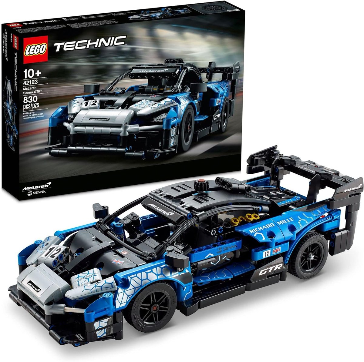 Wario64's tweet photo. LEGO Technic McLaren Senna GTR 42123 Racing Sports Collectable Model Car Building Kit is $24.99 on Amazon https://t.co/0d9SA2RUeZ #ad https://t.co/HWe5oE5hxa