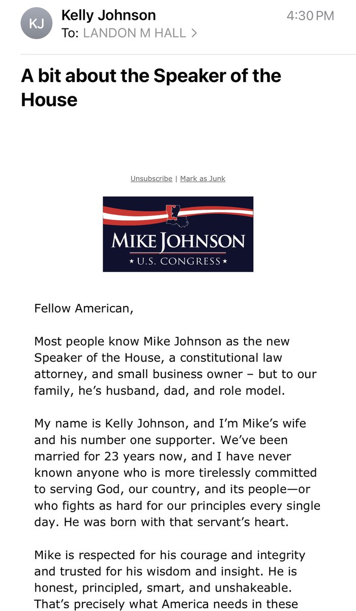 Lady, I don’t care if your husband really does have a servant’s heart. The government is scheduled to shut down Nov. 17! Tell him to get to work!