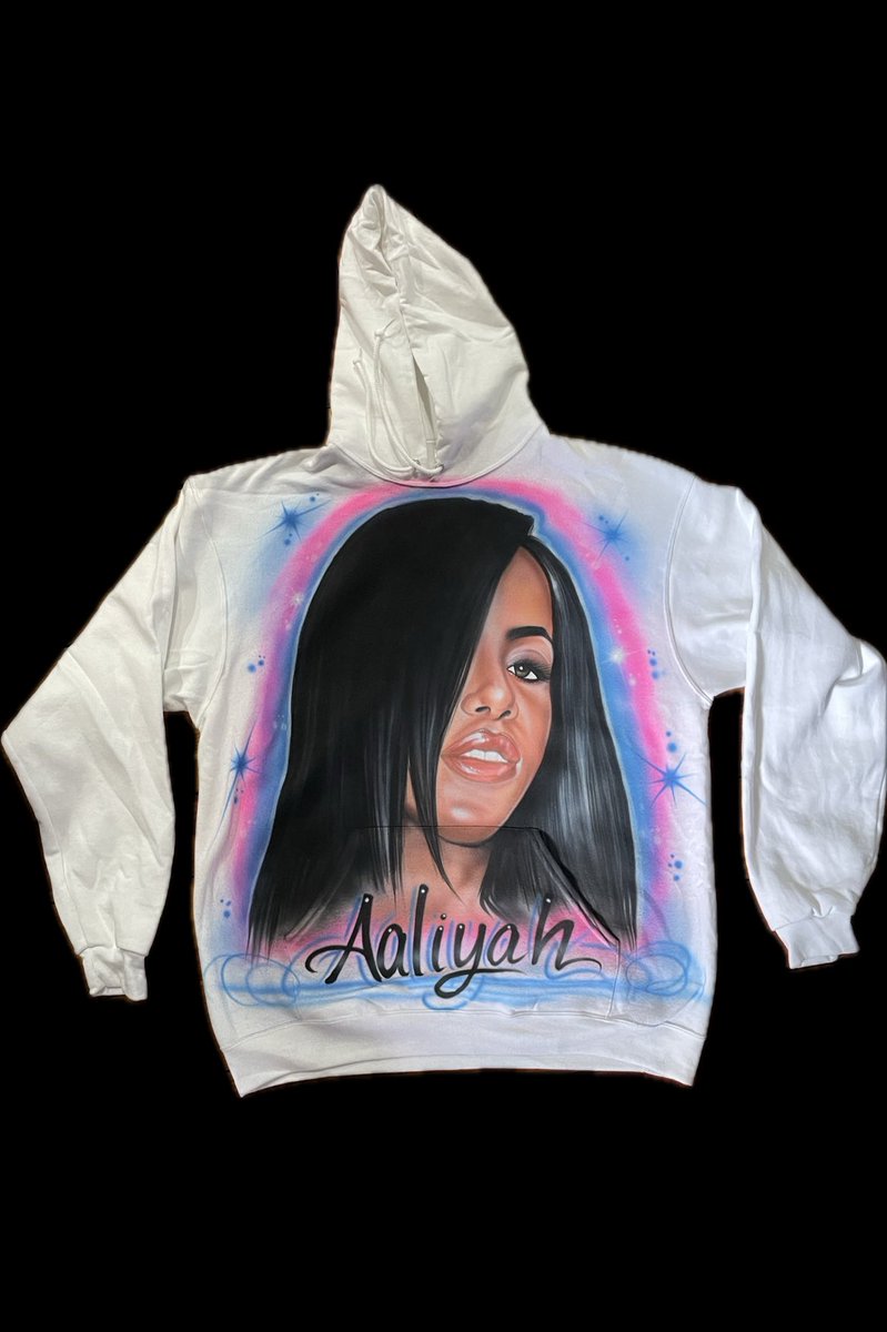 Capturing Aaliyah’s timeless grace on this airbrushed masterpiece, a tribute to an icon. 🎨✨ #AaliyahForever #ArtistryInMotion #HoodieArt 

#chelsea #MSNBC #racism #judge #kubball #adp2023 #Gaza #الهلال_مومباي #فلسطين_تنتصر #israel #aaliyah #art #airbrush