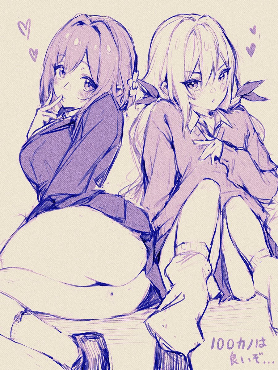 今期の覇権アニメは100カノです❣️
#100カノ #100カノファンアート