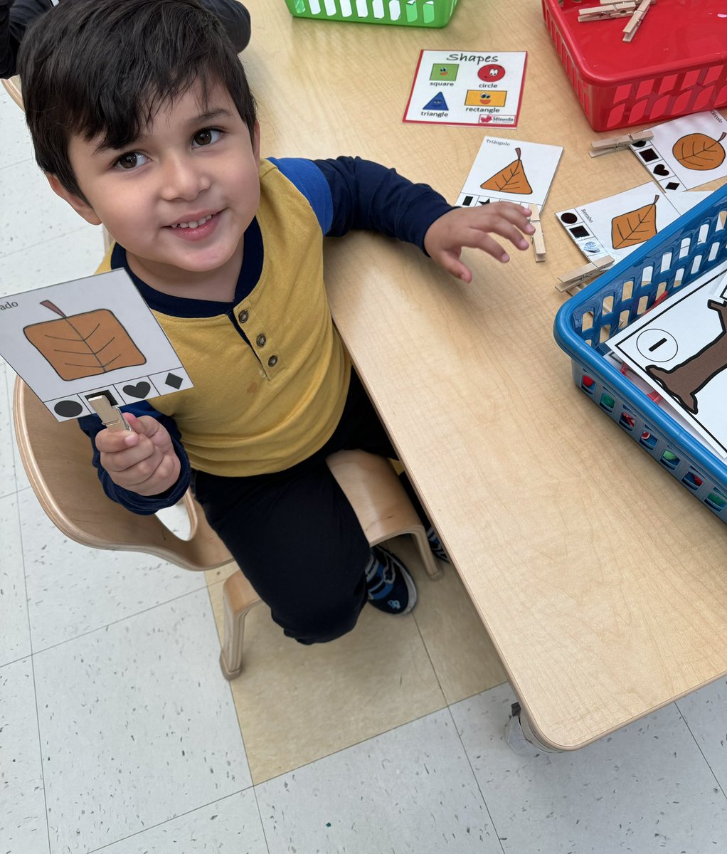 Our learners enjoy collaborating in their tree-themed learning centers! #mineolaproud <a href="/MineolaUFSD/">Mineola UFSD</a>