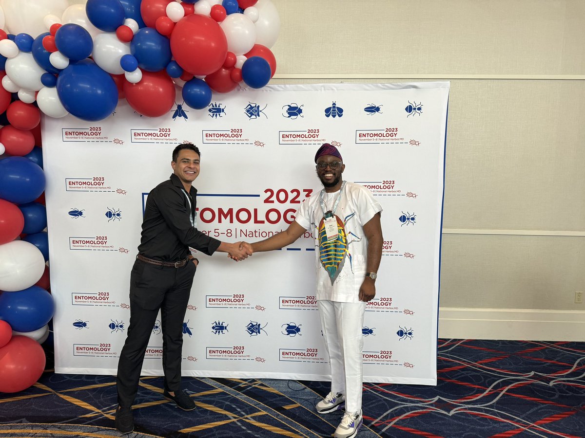 seun_PhD's tweet photo. Meeting old and new Black Entomology friends.
#EntSoc23 #IABE #FIT https://t.co/Ip1P21rUpy