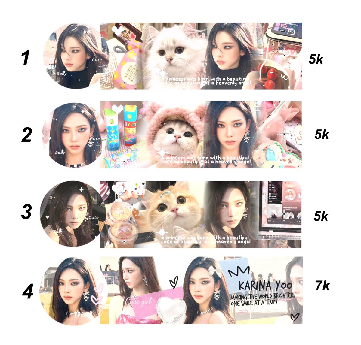 Help RT please? Thank you! 🤍

halooO mOrninG! Aku bawa layout ready stock karina terbaru nih, Payment bisa via QRIS ya… ayoo jajan kak!✈️💗

{ #zonaba #zonauang }