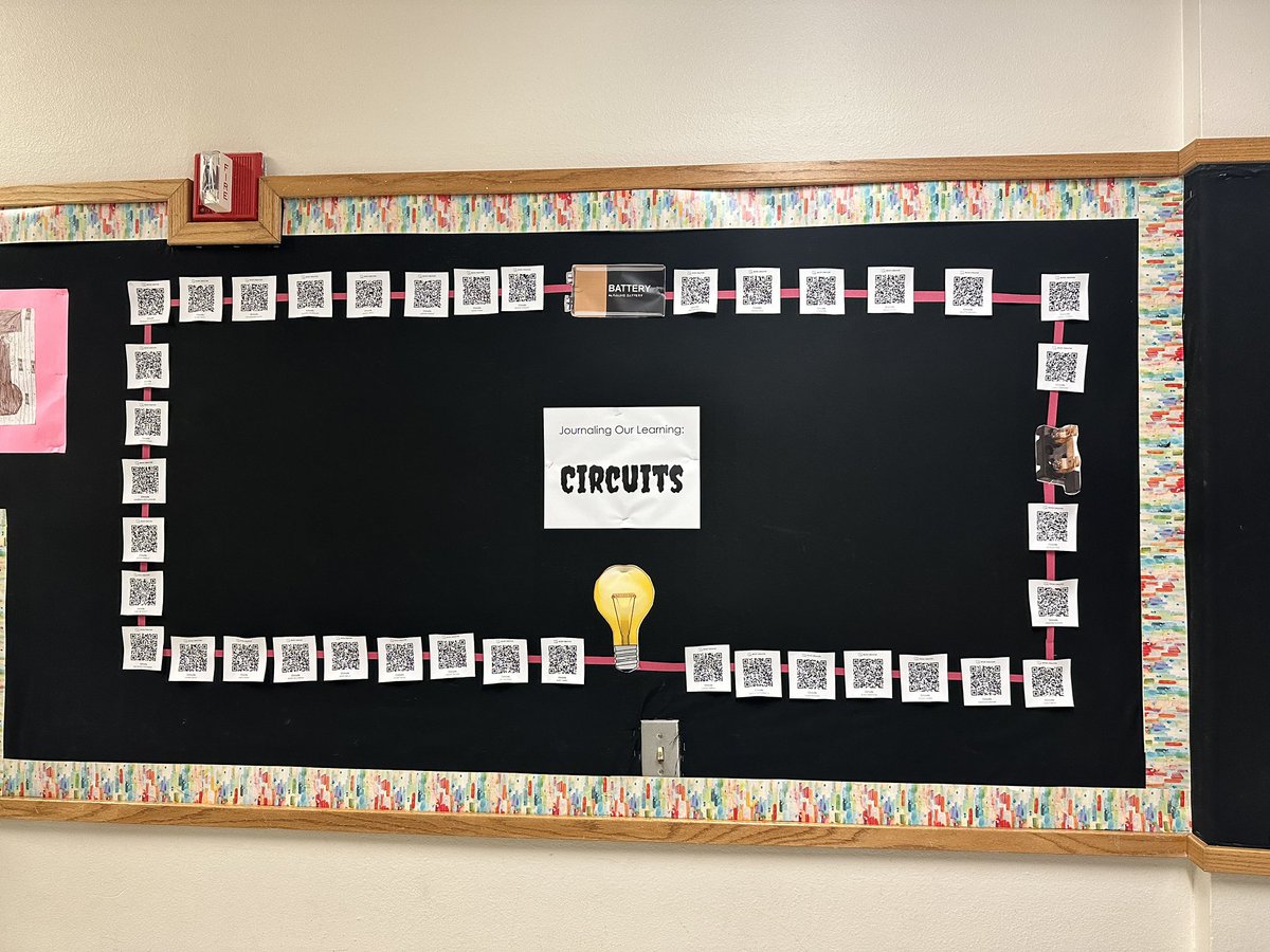 MsRabiaWilliams's tweet photo. How about a circuit to display our learning about circuits? @RuckerRocks https://t.co/71YsFmHBwQ