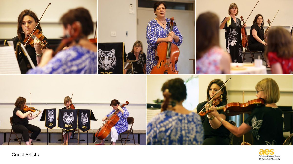 AES had the pleasure of hosting three guest artists, professional musicians Daline Wilson, Martie Botha, and Berthine van Schoor in the Middle and High School strings classes.

#AESDelhi #Music #InternationalSchool #HighSchool #HighSchoolStrings