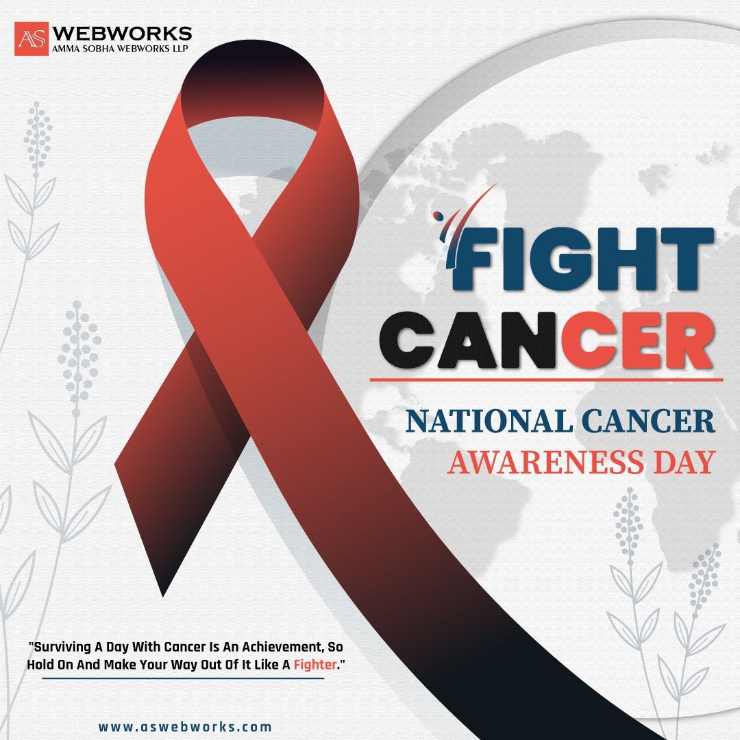 aswebworks's tweet photo. National Cancer Awareness Day is a day dedicated to raising awareness about cancer, its prevention, early detection, and treatment.
#ASwebworks #digitalmarketing #webdevelopment #DigitalHarmony #Cancerday #nationalcancerawarenessday https://t.co/MyVYIIwFNa