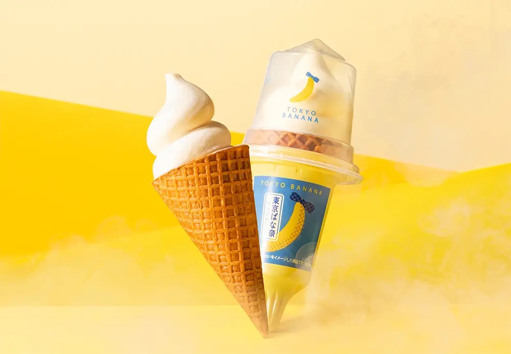 Keep an eye out for the Tokyo Banana Waffle Cone Ice Cream, on sale at Family Mart stores around Japan from today.
#japan #banana #icecream #tokyobanana #familymart #konbiniwatch