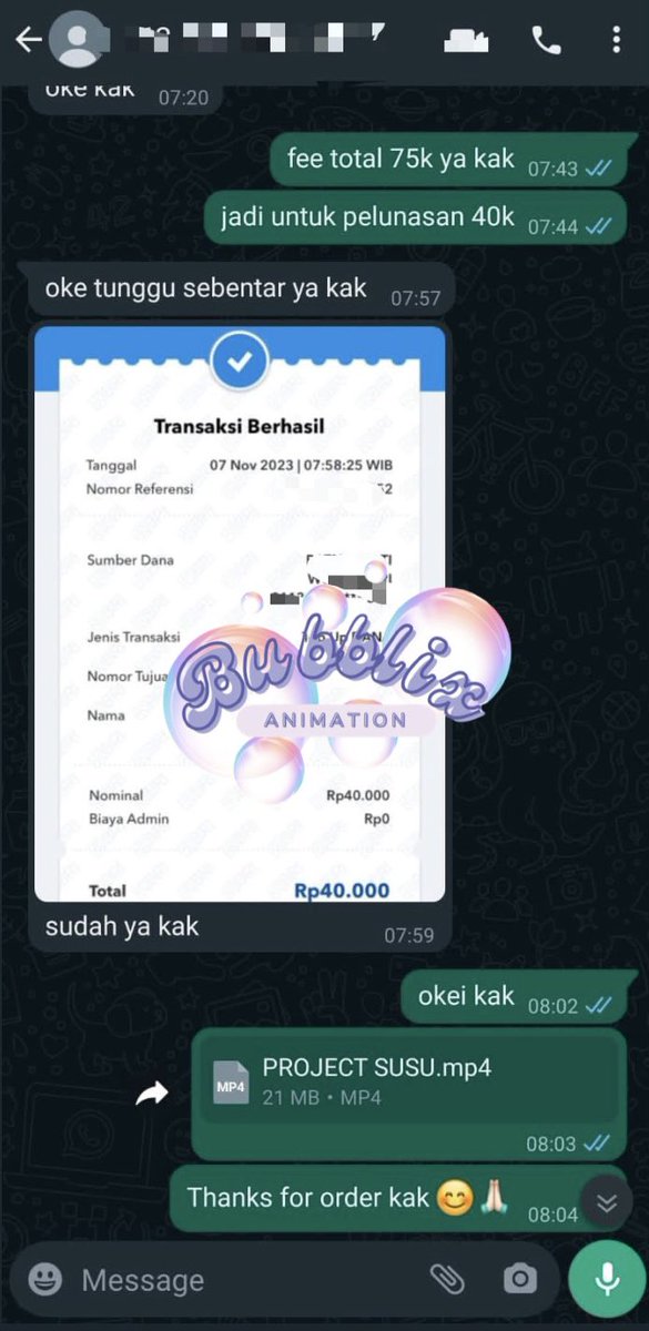 _bubblix's tweet photo. CUSTOMER 5 - Order Video Animasi Gizi Susu✅ https://t.co/lysfcl9JrS