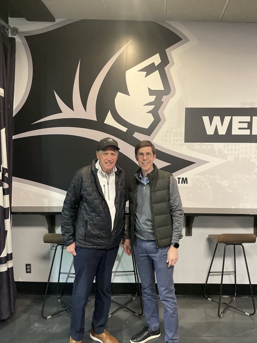 GovDanMcKee's tweet photo. We fixed the roof so you can raise the roof 🙌 at the @The_AMPPVD tonight for @PCFriarsmbb’s season opener. Let’s go Friars! https://t.co/FqttQrlyUr