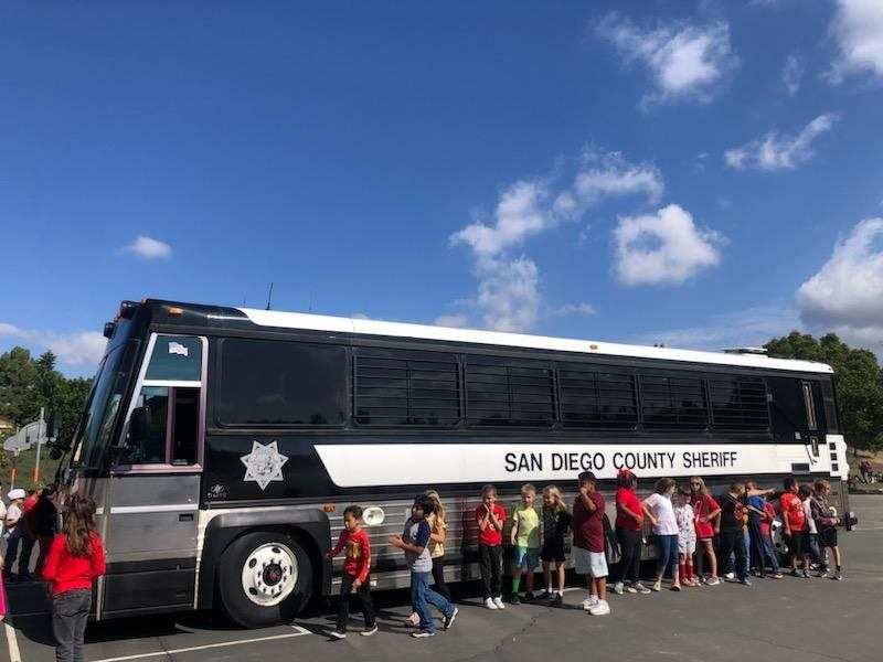 San Diego Sheriff (@sdsheriff) on Twitter photo #InYourCommunity Recently, <a href="/SDSheriff/">San Diego Sheriff</a> Transportation Unit Deputy Scott Walcheff stopped by Mission Meadows Elementary School in Oceanside to celebrate #RedRibbonWeek with the students. They asked great questions and got an up close look at our Sheriff's Transportation Bus. #InYourCommunity Recently, <a href="/SDSheriff/">San Diego Sheriff</a> Transportation Unit Deputy Scott Walcheff stopped by Mission Meadows Elementary School in Oceanside to celebrate #RedRibbonWeek with the students. They asked great questions and got an up close look at our Sheriff's Transportation Bus.