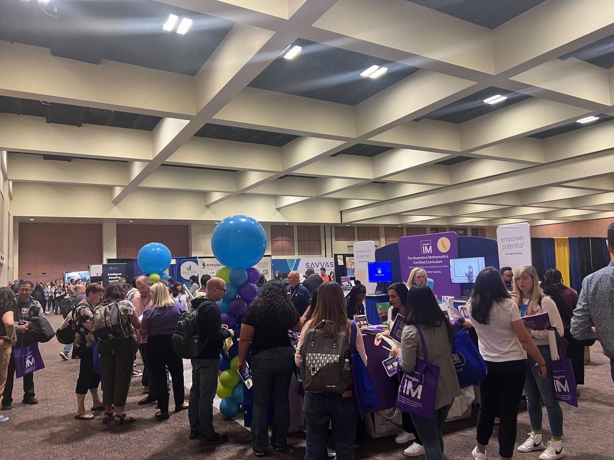ImagineLearning's tweet photo. Join us as we reflect on our incredible weekend @CAMathCouncil South 2023! Our team showcased #ImagineIM, our premier-certified @IllustrateMath curriculum. To learn more how we're shaping the future of mathematics education, visit https://t.co/mqwuz5szAw #CMCMath https://t.co/4T7B2vCMuE