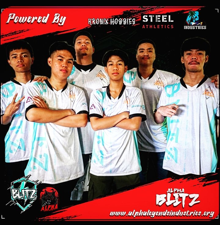 Our Alpha Blitz Team for the current MESL MLBB SEASON 1.

KENZO
JHONLEY
EAGELMAN
THANATOS
CRITICAL
HELIOS
PROMETHEUS

#MLBB #MobileLegends #MOBA #Guam #MobileGamers #MarianasEsports