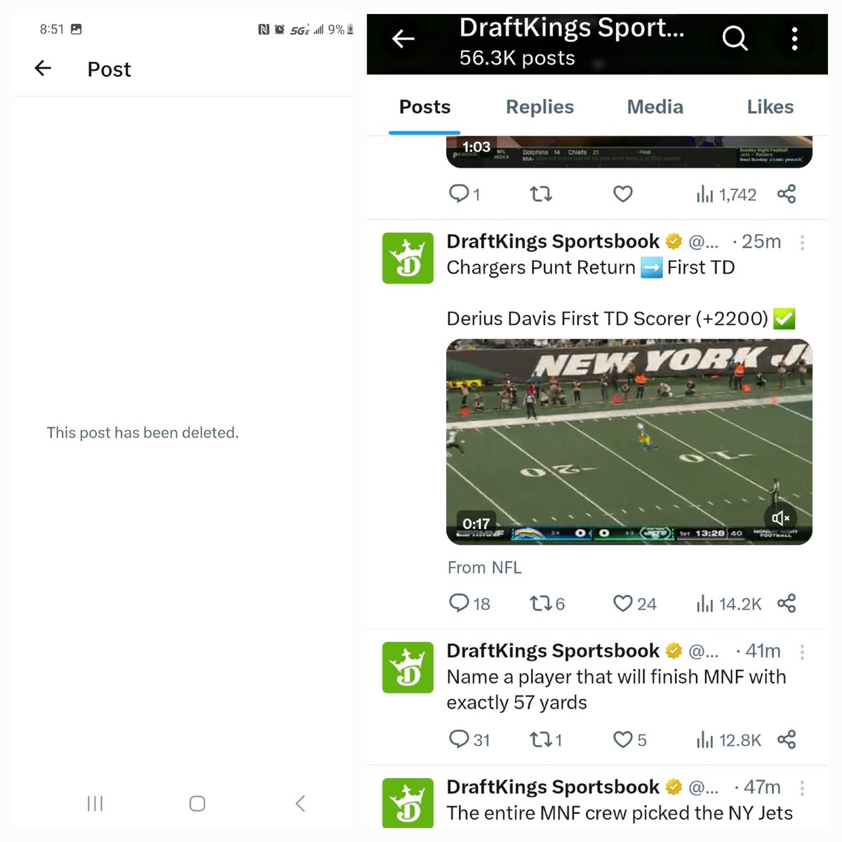 thebchild's tweet photo. @DKSportsbook You gonna delete this post also, crooks! https://t.co/1j6M6xiMqP