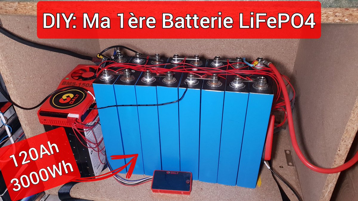 NOUVELLE #VIDÉO !!      

Je fabrique ma 1ère Batterie LiFePO4 !!

-->youtu.be/zp_JtOqCLqQ

Merci d'avance pour vos RT 🙏 
#YouTube #Battery #LiFePO4 #photovoltaique #panneausolaire  #Autoconsommation