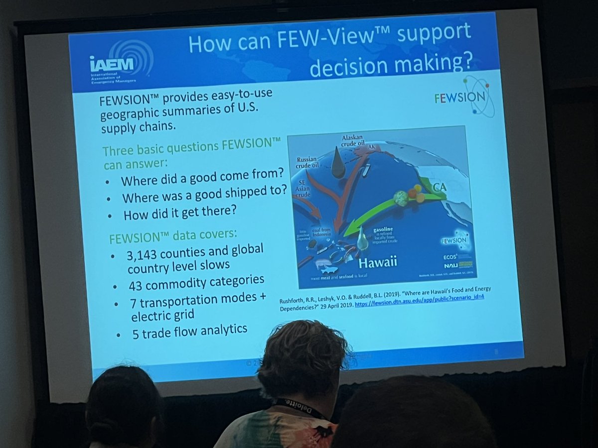 Kudos to the thought leaders at Northern Arizona University on linking academia with public safety to visualize supply chain data. Can’t wait to explore their platform and it couldn’t be more timely. #IAEM23