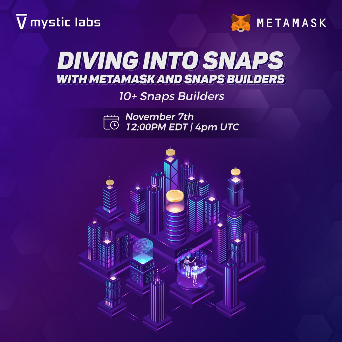 🎉Thrilled to announce that AnChain.AI's Ryan Suematsu will be joining the upcoming Spaces by @Mystic_Labs_! Dive into @MetaMask Snaps with our Web3 Security Snap, bringing effortless security to your #crypto transactions🔐 ➡️Join here: twitter.com/i/spaces/1vAGR…