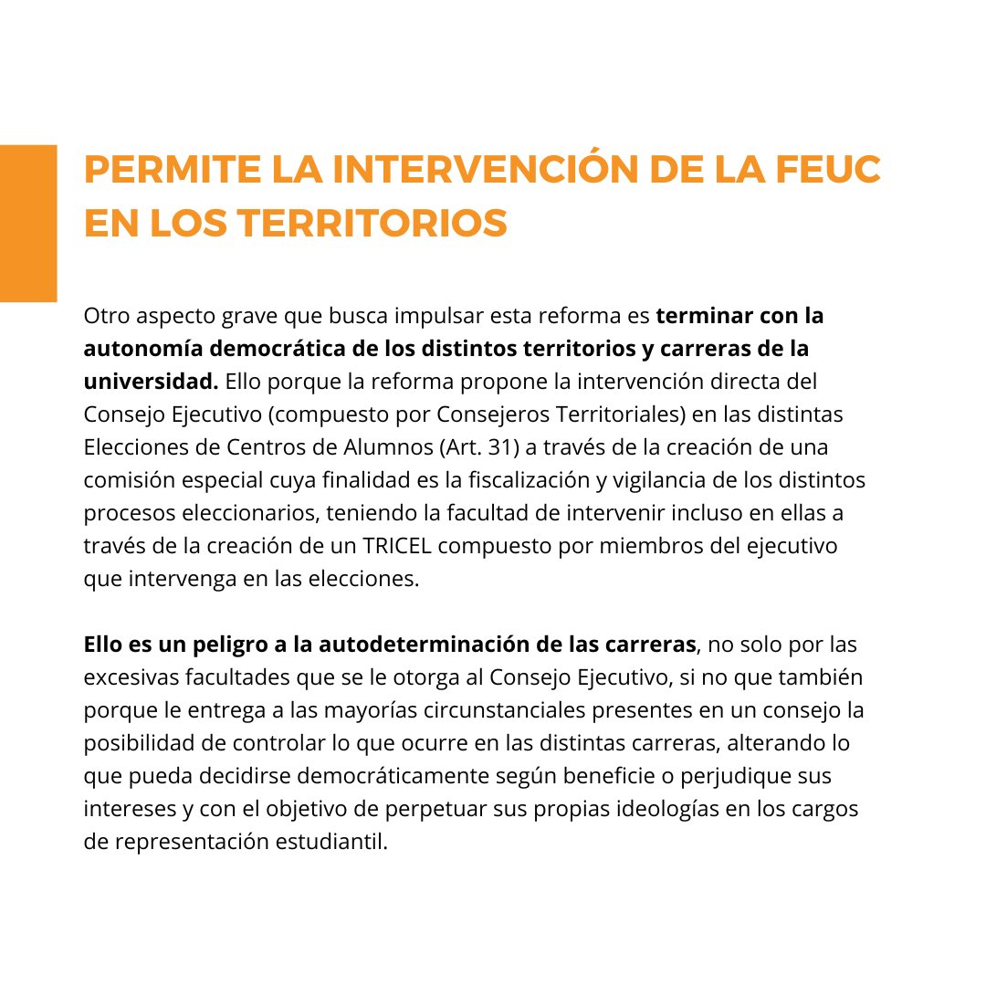mguc's tweet image. En esta segunda vuelta, te invitamos a rechazar la reforma de estatutos presentada, pues no esta dirigida a los problemas actuales y solo atenta contra principios que consideramos mínimos.