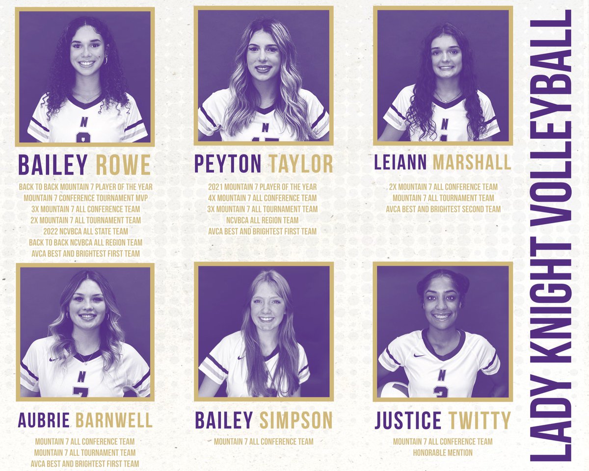 NHHSVB's tweet photo. Walking the walk 🏃‍♀️
The end of the volleyball season means awards are being delved out and the Lady Knights had another great season! 
Congratulations to each one of these ladies who made such a positive impact on our program. They are destined for great things!
#NHHSvb #AllN https://t.co/jBy1u9OnZZ