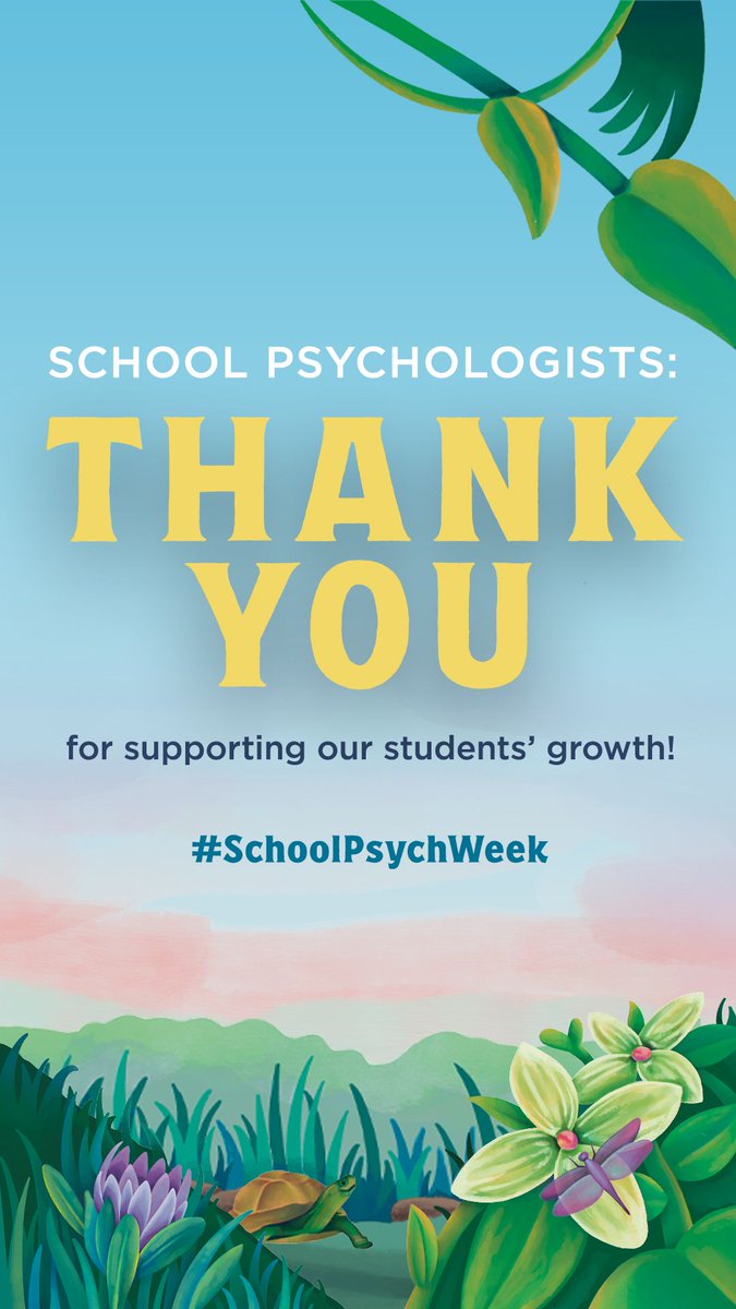 We are joining <a href="/NASPOnline/">National Association of School Psychologists</a> in celebrating National School Psychology Week this year because school psychologists are valuable members of school communities and provide students with high-quality services! Learn more about school psychologists here: buff.ly/3bcXFwN