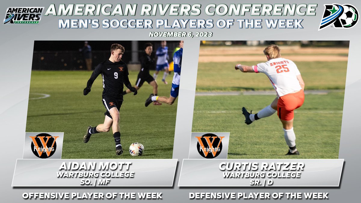AmerRiversConf's tweet image. M⚽️: @WartburgMSoccer's Mott and Ratzer Sweep A-R-C Weekly Men's Soccer Honors

@WartburgKnights | #rollriversMSOC

📰: bit.ly/3QpVpqg