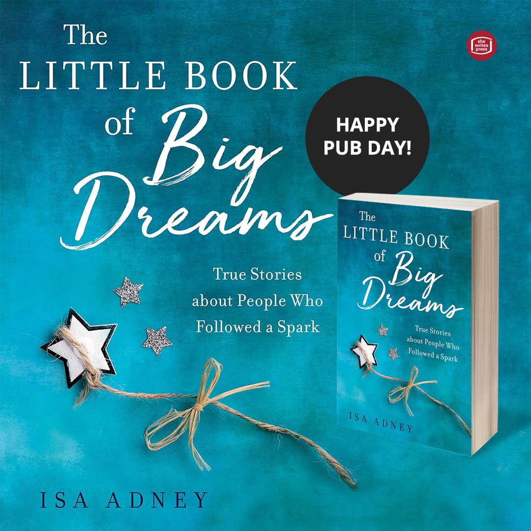 Happy Pub Day to The Little Book of Big Dreams by Isa Adney! ⭐️ Order your copy here! bookshop.org/p/books/the-li…