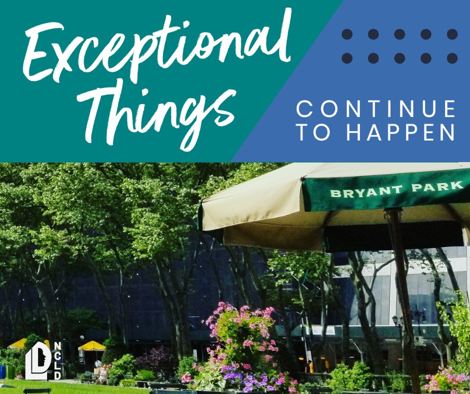 ncldorg's tweet photo. Time is flying by, it's your final chance to join us for "Exceptional Things Continue to Happen" benefit luncheon! Don't forget to RSVP and secure your spot for this remarkable event https://t.co/BFFK5QeDru. #NCLD #NCLDBenefit #LDCommunity #events #SLD #LD https://t.co/9lSFP3hKtR