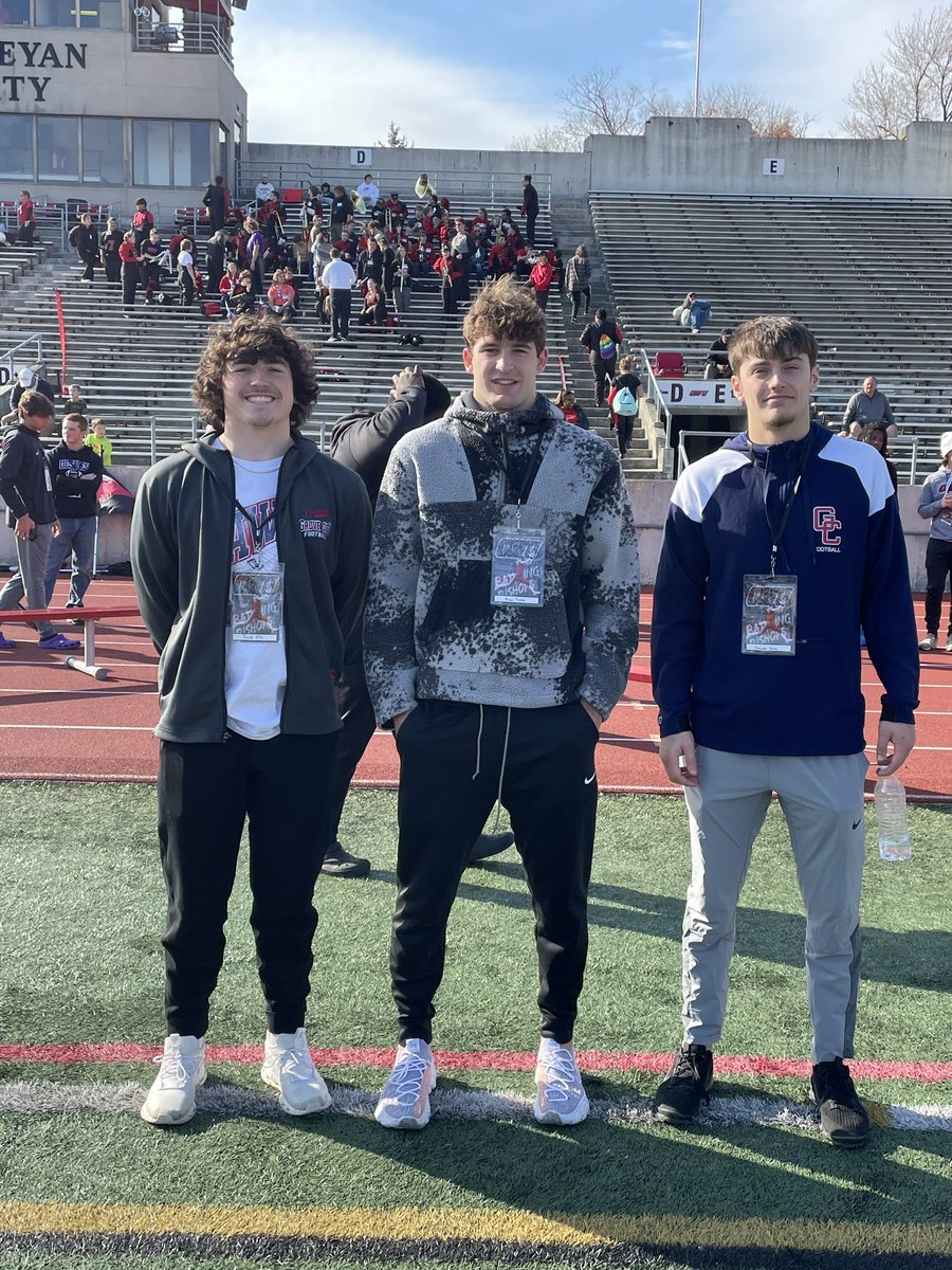 Loved being back on campus, thank you to <a href="/Ted_Houlihan/">Ted Houlihan</a> for reaching out! Also got to see former teammate <a href="/chrisburns1080/">Chris Burns</a> play!! Can’t wait to get back on Campus <a href="/OWUBishopFB/">Ohio Wesleyan Football</a>