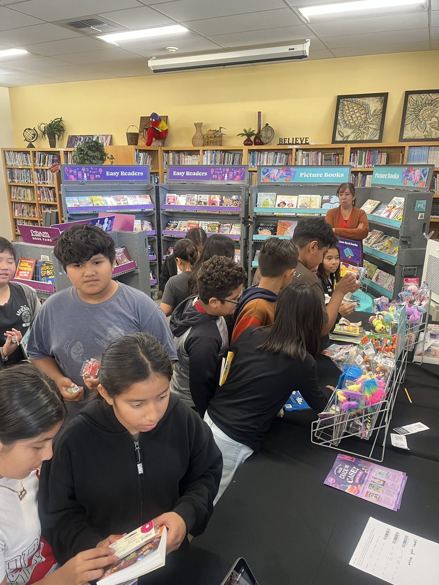 It’s book fair week with <a href="/literati/">Literati</a> ! The kids were so excited to shop today!