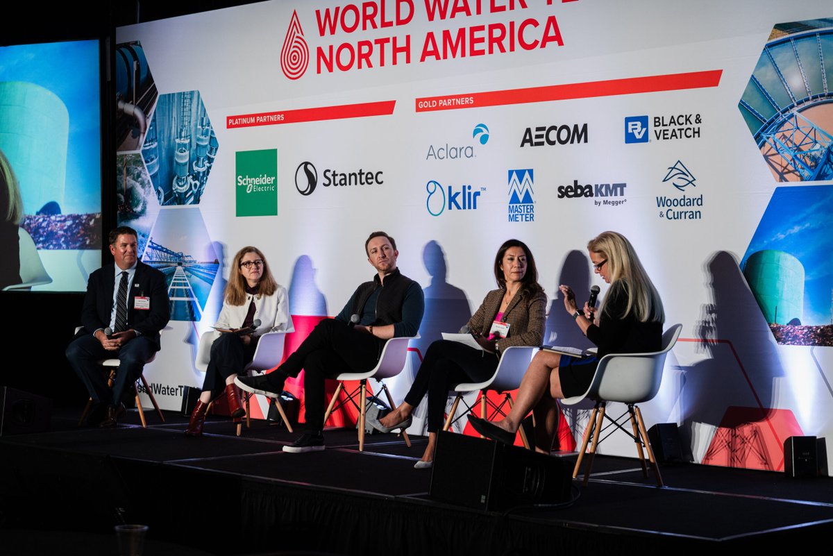 EpicCleantec's tweet image. We were honored to share the stage at @WorldWaterTech last month with several #water thought leaders to discuss many of our most pressing industry challenges and priorities.

💧 @theh2otower, @BVWater, @MNWDWater, @MySFPUC, @ATartakovsky, @EpicCleantec #WaterReuse #WorldWaterTech