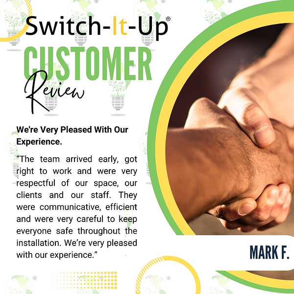 SwitchItUpLED's tweet image. It's time for Testimonial Tuesday!

People before profit will always be one of our company values and it's great to hear Mark was able to see the results of that!

#PeopleBeforeProfit #SwitchItUpInc #TestimonialTuesday