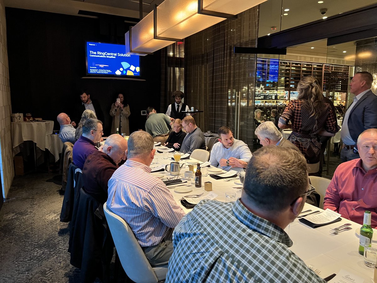 MicroPulse's tweet image. Thank you to those who came to our event at Perry&apos;s Steakhouse &amp;amp; Grille Thursday night! We had some great content from RingCentral and of course, the food was amazing too.