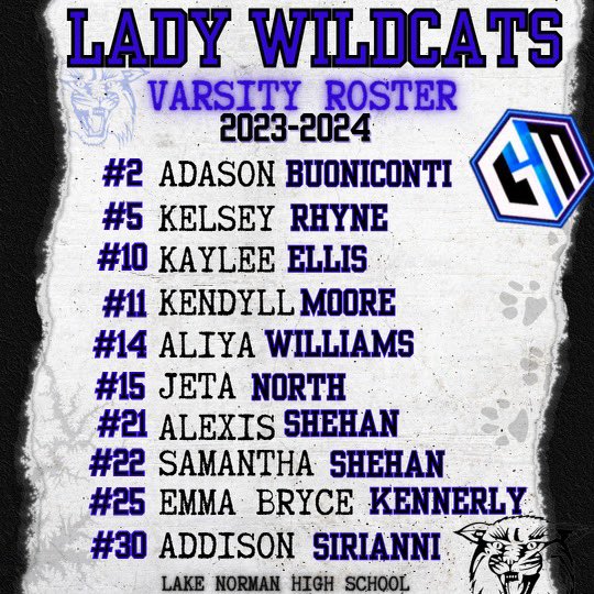 Lake Norman Girl's Basketball (@lnhsgbb) on Twitter photo ‼️2023-2024 Varsity Roster‼️
“The past is a place of reference, not a place of residence. The past is a place of learning, not a place of living.”
<a href="/LKNAthletics/">LKN Athletics</a> @LNHS_Athletics <a href="/Mindy_McCarthy3/">Mindy McCarthy</a> <a href="/CghrMedia/">CGHRMedia</a> <a href="/Gm4Sports/">Greater Metro 4 Conference</a> <a href="/JoelBryantHSOT/">Joel Bryant - HighSchoolOT 🏈</a> <a href="/BallHerHoopsCLT/">BallHer coach Holt</a> <a href="/JDHoopsGuy/">J.E. Dawson</a> <a href="/MMBR_CoachGBell/">Major Movez Basketball Review #MMBR</a> ‼️2023-2024 Varsity Roster‼️
“The past is a place of reference, not a place of residence. The past is a place of learning, not a place of living.”
<a href="/LKNAthletics/">LKN Athletics</a> @LNHS_Athletics <a href="/Mindy_McCarthy3/">Mindy McCarthy</a> <a href="/CghrMedia/">CGHRMedia</a> <a href="/Gm4Sports/">Greater Metro 4 Conference</a> <a href="/JoelBryantHSOT/">Joel Bryant - HighSchoolOT 🏈</a> <a href="/BallHerHoopsCLT/">BallHer coach Holt</a> <a href="/JDHoopsGuy/">J.E. Dawson</a> <a href="/MMBR_CoachGBell/">Major Movez Basketball Review #MMBR</a>