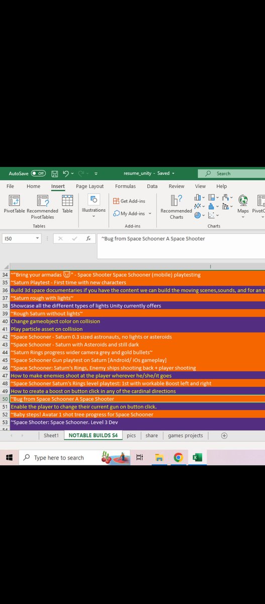 WallyOwi30's tweet image. 21/35 of my space shooter&apos;s videos down. I was/am lead developing from scratch so it would be strange not to learn something new every day. Should&apos;ve documented each skill better though 🙃
...
#freelanceunitydevelopers #tampaunitydevelopers #unitytutorials