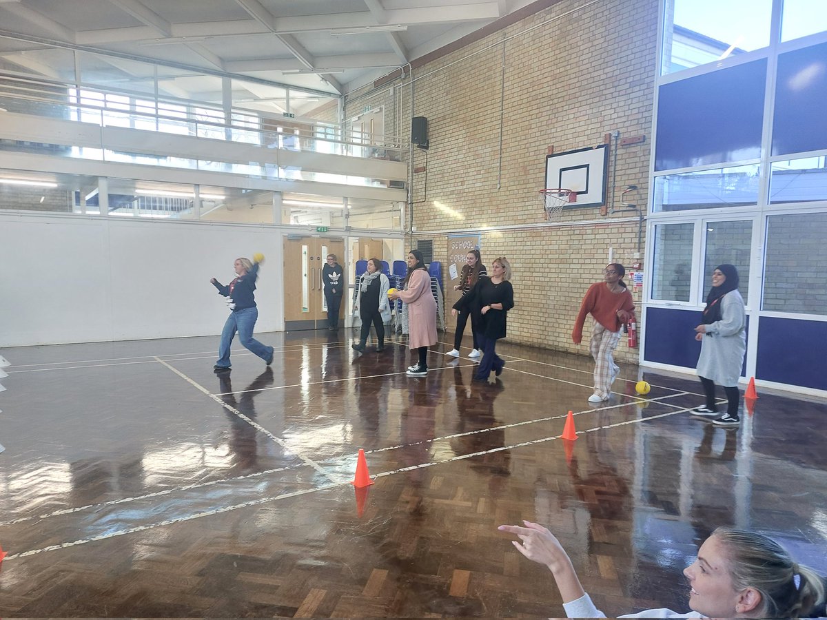 RyversSchool's tweet photo. During our INSET day today, Mr Boddy organised a staff house event - Dodgeball! It was very competitive but... well done to Kingsley for being the winning house! 🥇#staffwellbeing #teamryvers https://t.co/4mQpE1n2Q3