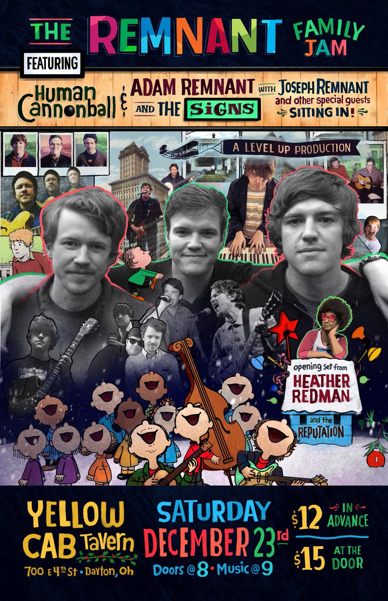 MrsRemnant's tweet photo. Ohio! Come hang out with the Remnant family in #Dayton Saturday, Dec. 23rd to start your holiday! I can guarantee lots of harmonies and guitars! 

Tix: https://t.co/mIitsmBOFN https://t.co/mieyHiLSW0