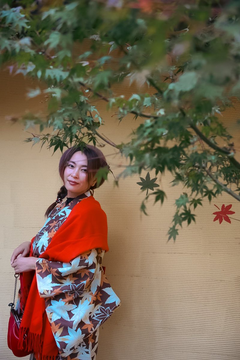 R205STi's tweet image. 紅葉🍁柄の競演‼️

model:末長澄華
　　　（@sumika_suenaga ）

#Canon #EOSR6mark2 #tamron35150mmf2840
#紅葉 #紅葉2023
