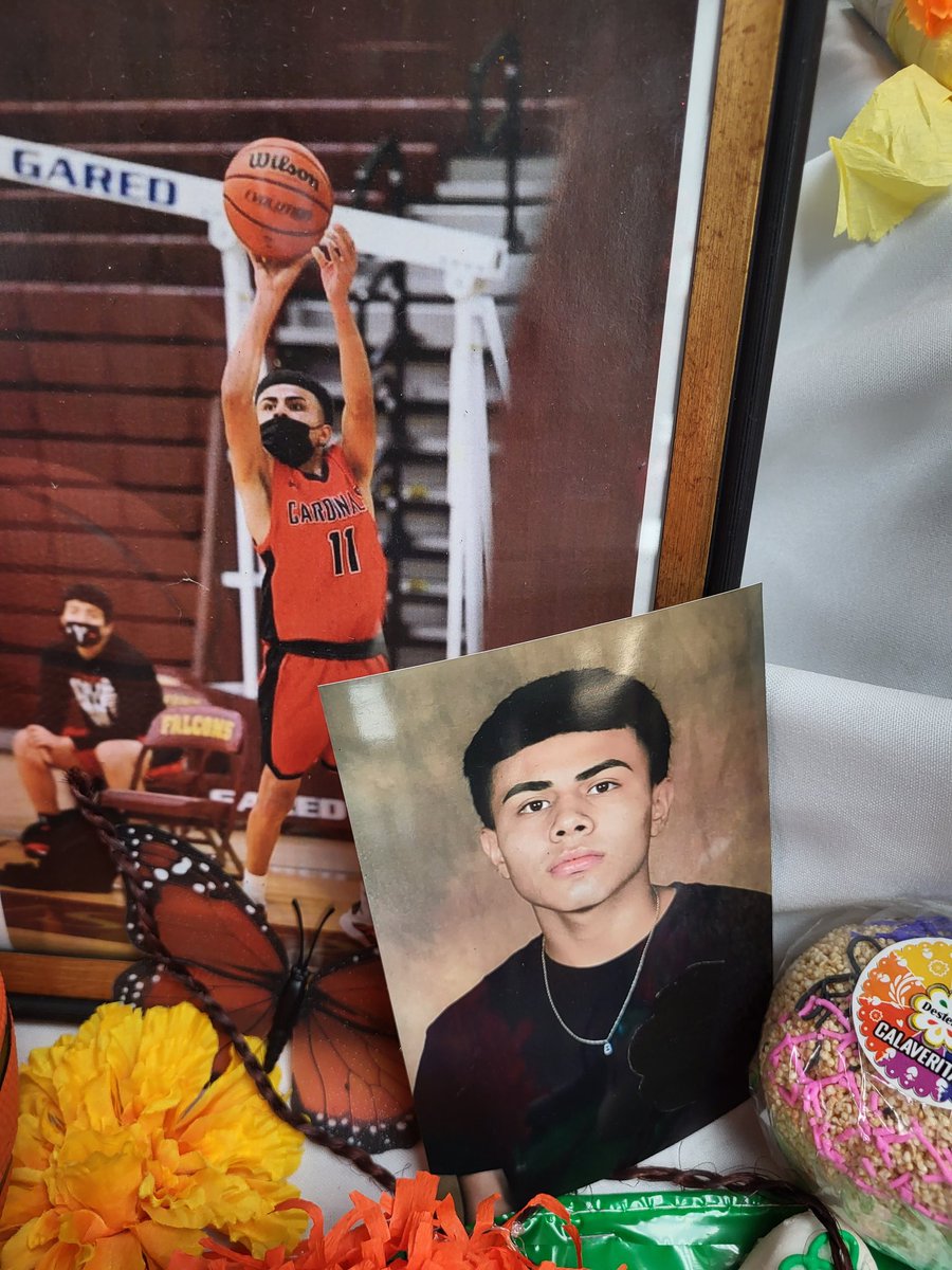 Cardinal altar for day of the dead