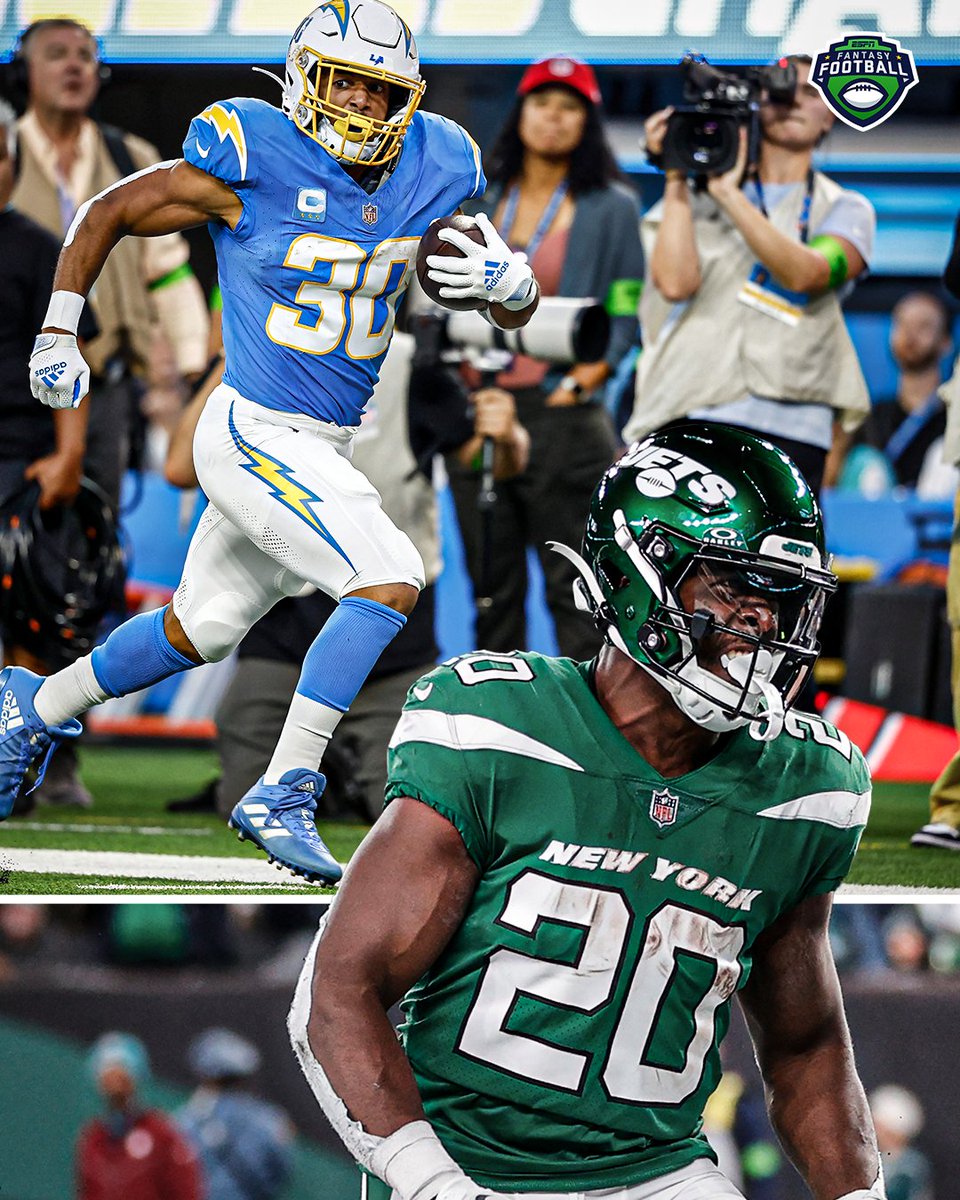 ESPNFantasy's tweet photo. What do you need in Chargers-Jets to win your fantasy matchup? 😅

Speak your Monday night miracle into existence 🗣️ https://t.co/7VjHu26kr1