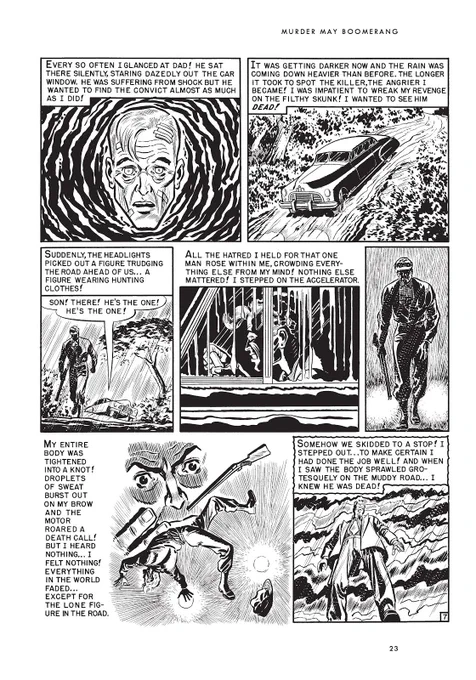 This Johnny Craig page is all I want out of the medium-the only thing I migh change is that terrible EC lettering-but even that is endearing to me 